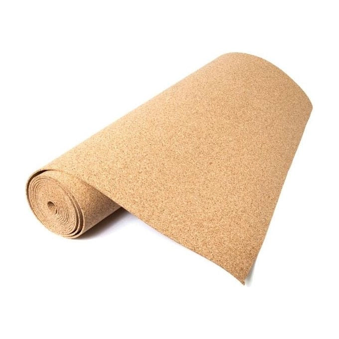 Amorim Rotolo di Sughero Naturale Grana Fine spessore 4 mm larghezza 1 m lunghezza 10 m colore Naturale