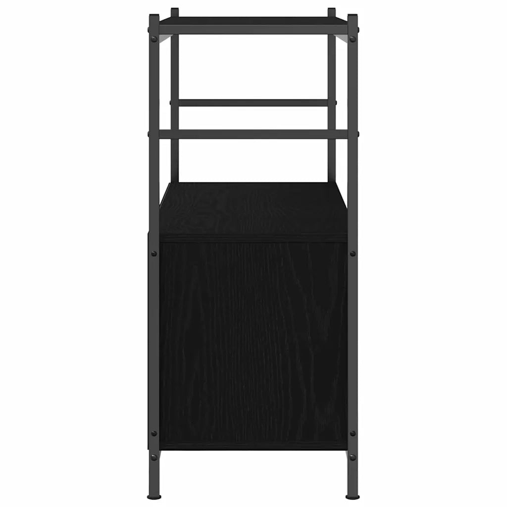 Libreria 80 x 30 x 78,5 cm Legno ingegnerizzato Rovere Nero 862933