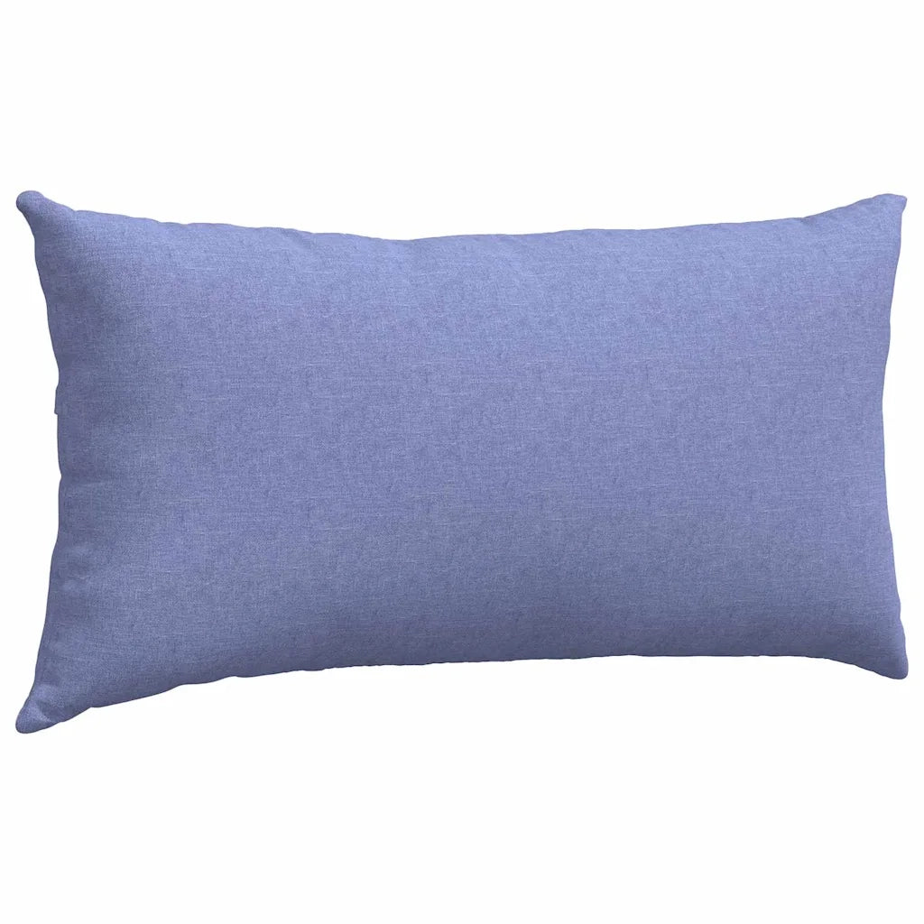 Cuscini da Divano 2 pcs Blu jeans 80 x 40 cm Tessuto 42013710