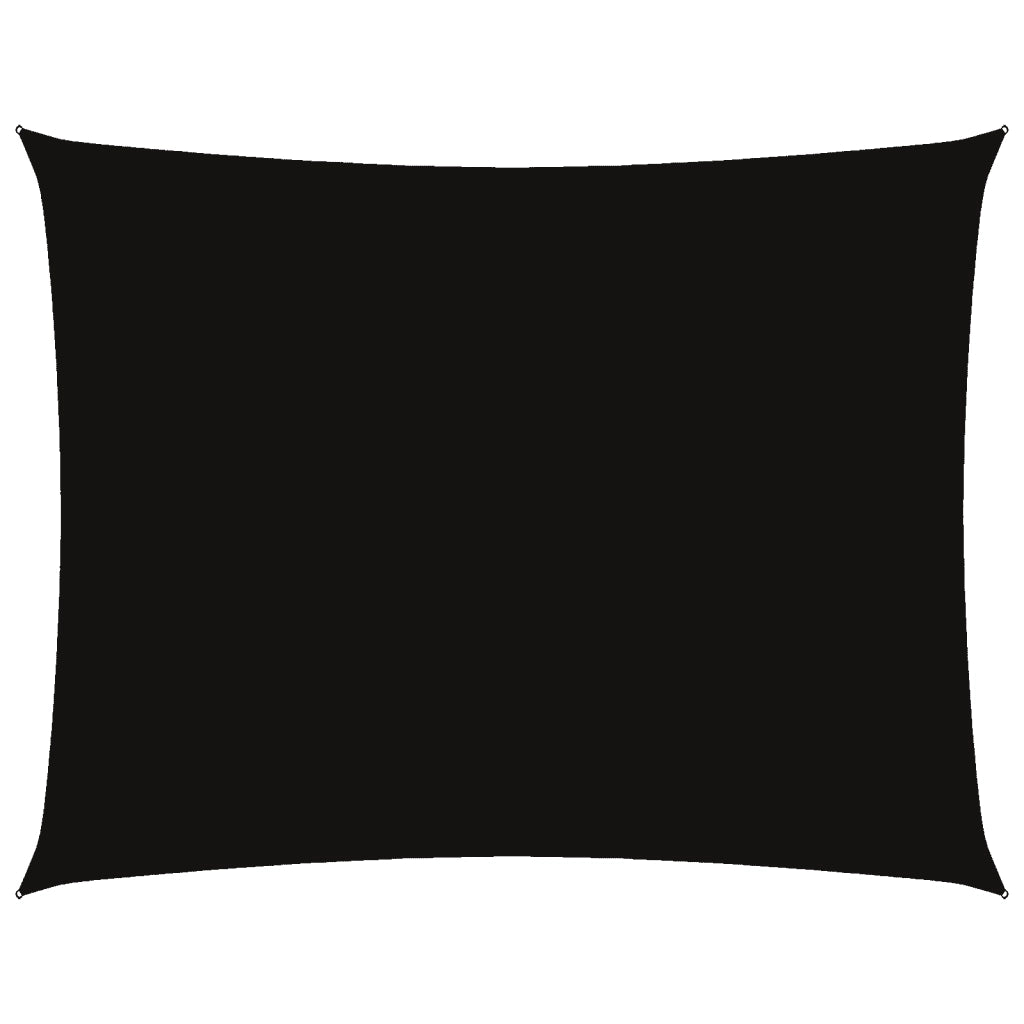 Vela Ombreggiante-Parasole a vela Oxford Rettangolare 3x6 m Nero