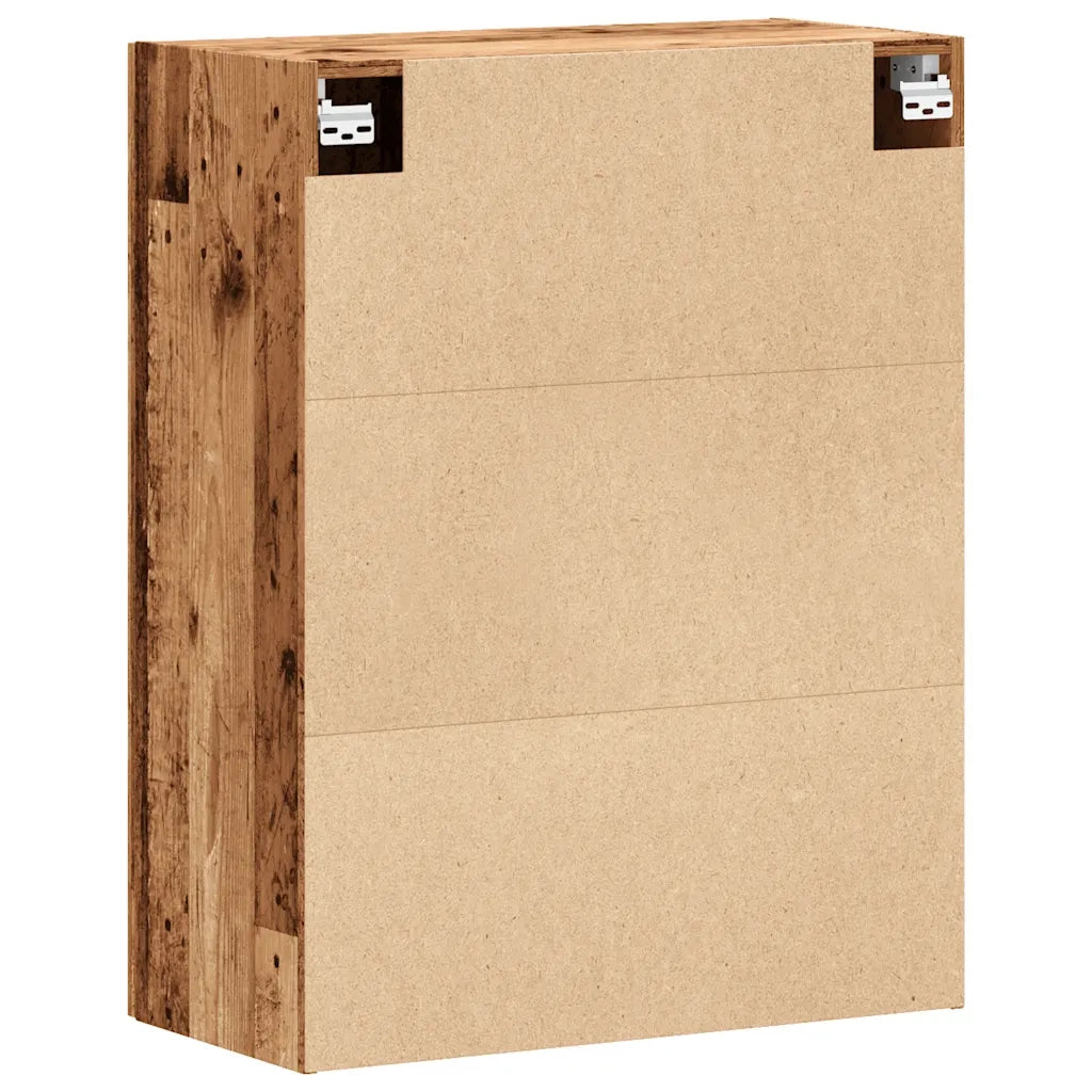 Mobile a Parete Legno Antico 69,5x34x90 cm 857292