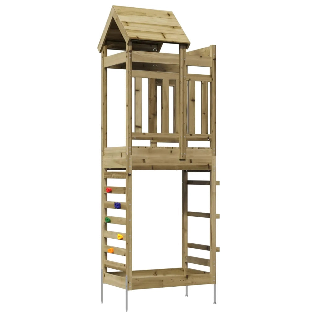 Torre da Gioco Marrone Legno Impregnato Solido 3417207