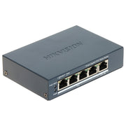 HIKVISION DS-3E1505P-EI/M - SWITCH 4PT GIGABIT POE + 1PT GIGABIT RJ45, 45W