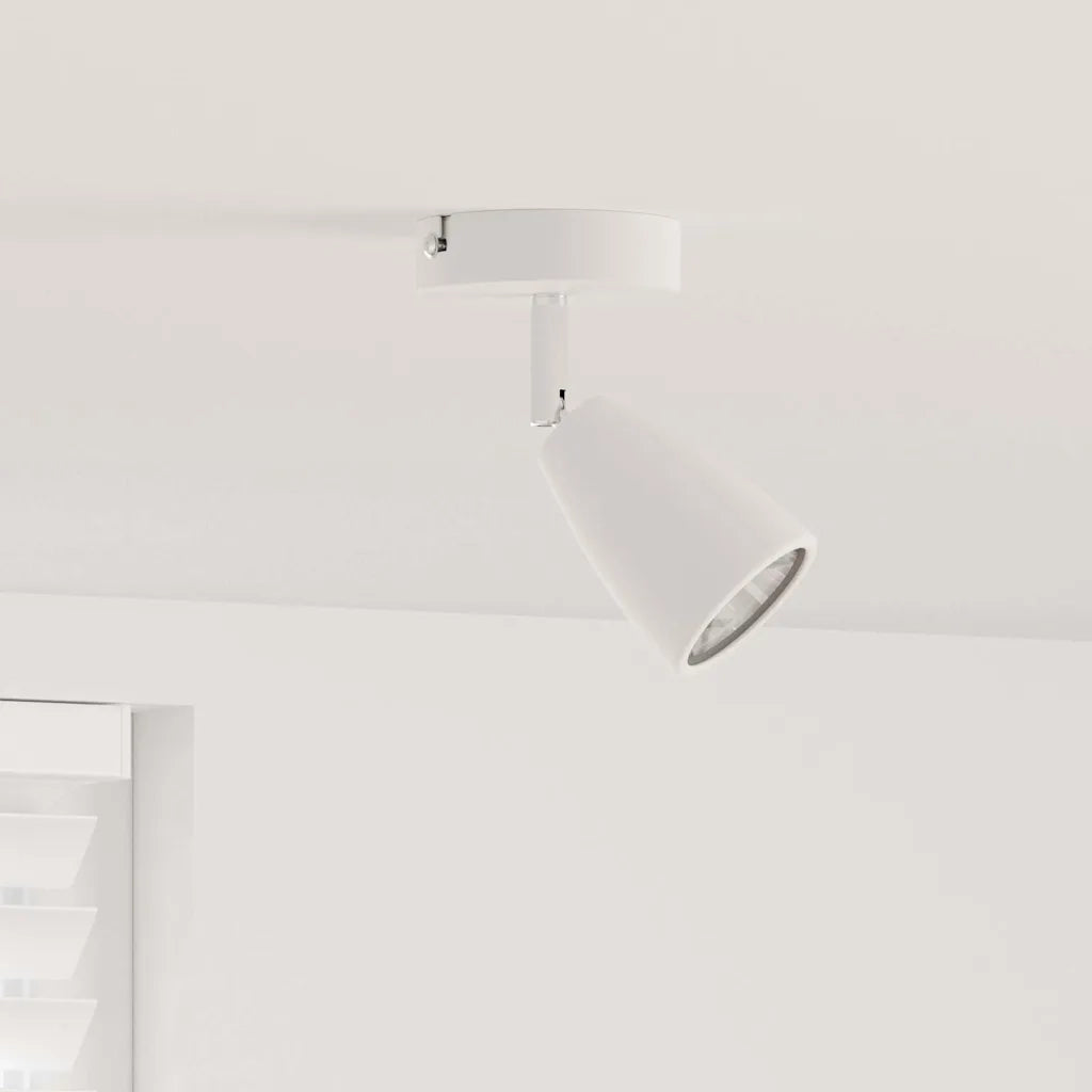 Faretto da soffitto Bianco 8 x 8 x 14 cm Metallo 4108212