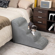 Rampa per Cani con 4 Scalini in Schiuma
Scala per Animali con Copertura Lavabile con Cerniera, Ideale per Animali Piccoli, Anziani e Feriti, 41x72x51cm, Portata 30kg