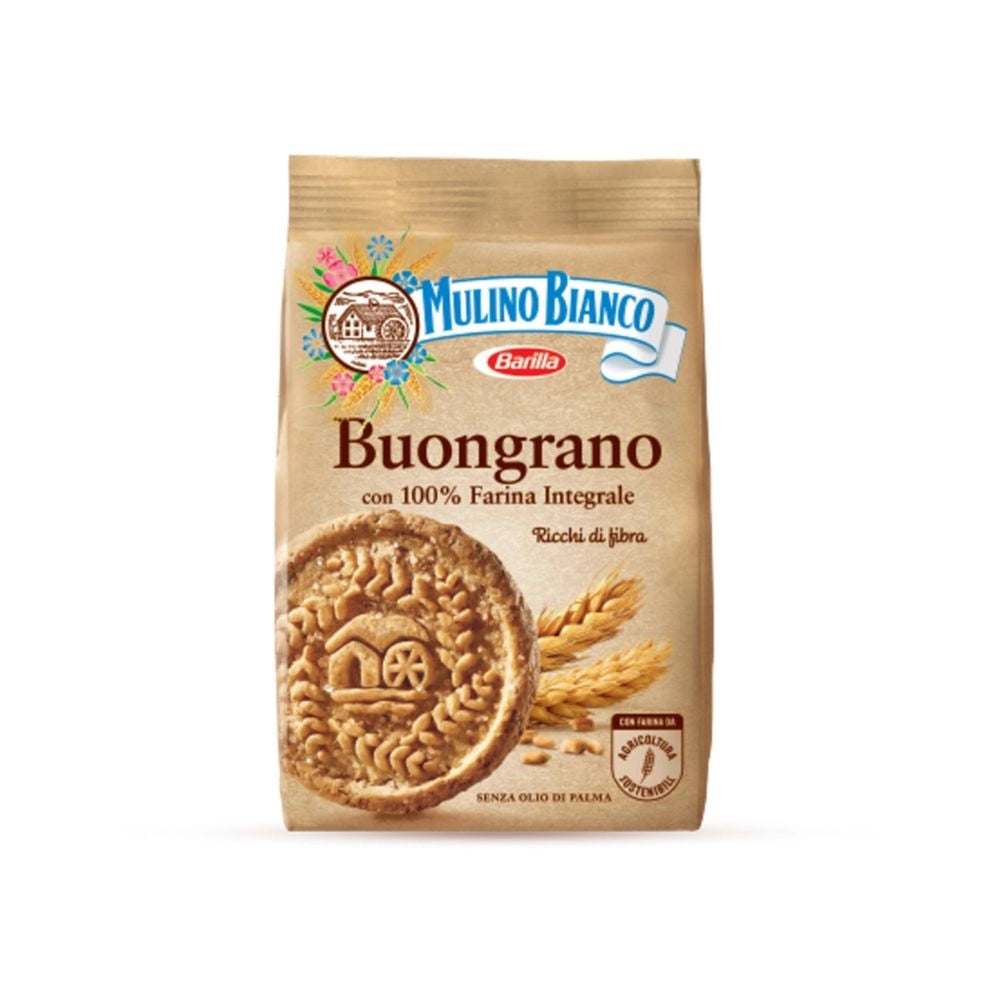 Mulino bianco biscotti integrali buongrano confezione 350 grammi