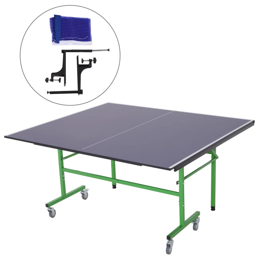 Tavolo da Ping Pong Professionale e Pieghevole con Ruote 152.5x274x76 cm