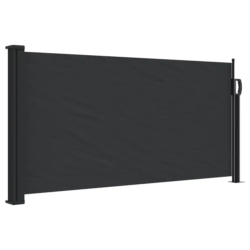 Tenda da Sole Laterale Retrattile Nera 100x300 cm 4004264