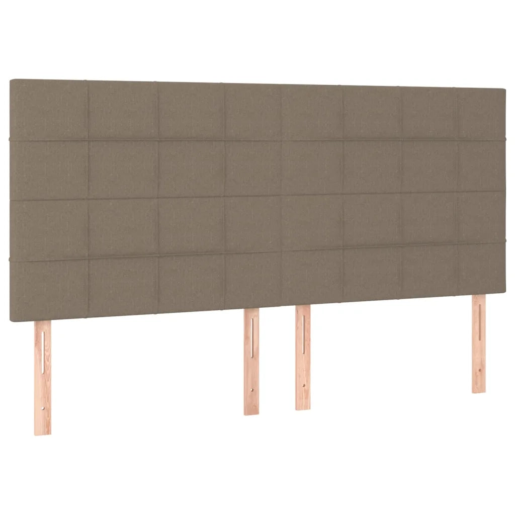Giroletto a Molle con Materasso Tortora 180x200 cm in Tessuto 3132013