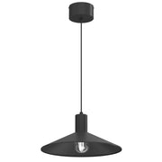 Lampada a sospensione Nox 1xE27 nera 36 cm Luminex