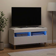 Mobile TV LED Bianco Legno ingegnerizzato 896775