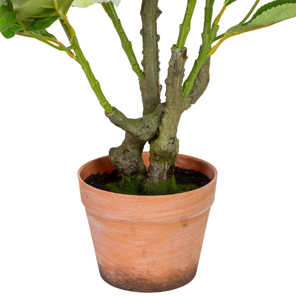 Ortensia artificiale decorativa verde, 46x44x67h cm
