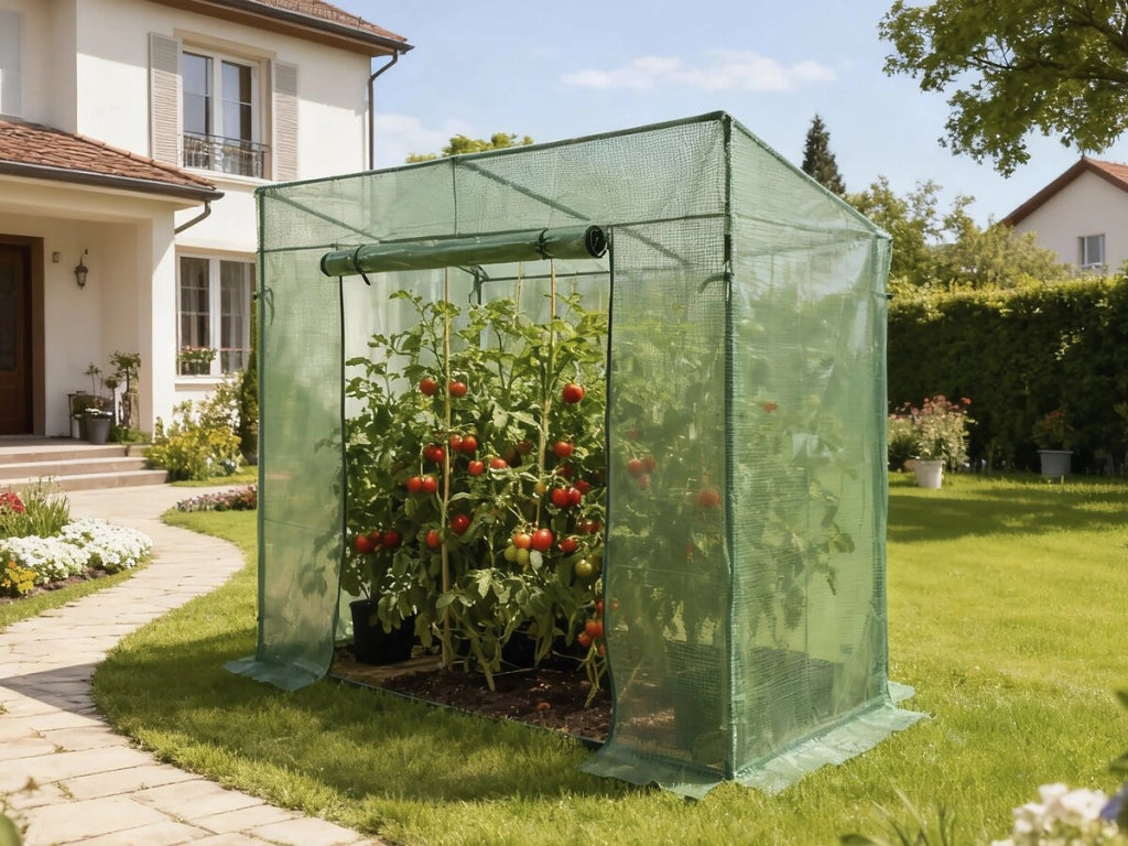 Serra per pomodori da giardino "Lys" - 1,6 m² - 130 g - Verde