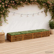 Cuscini per Sedia in 4 Pezzi SOEST 4 pz 100% Poliestere 944804