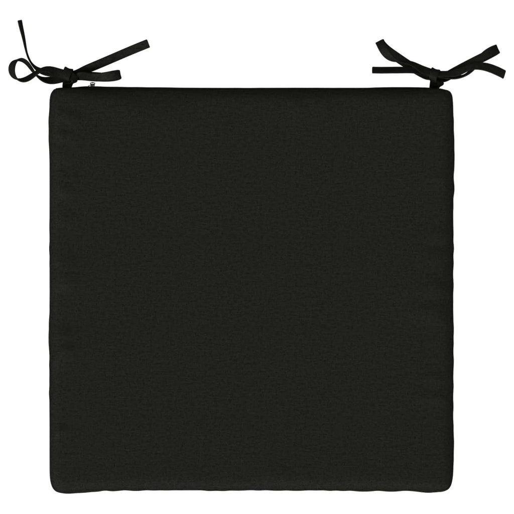 Cuscini per Sedia in 4 Pezzi SOEST 4 pz 100% Poliestere Nero 944505