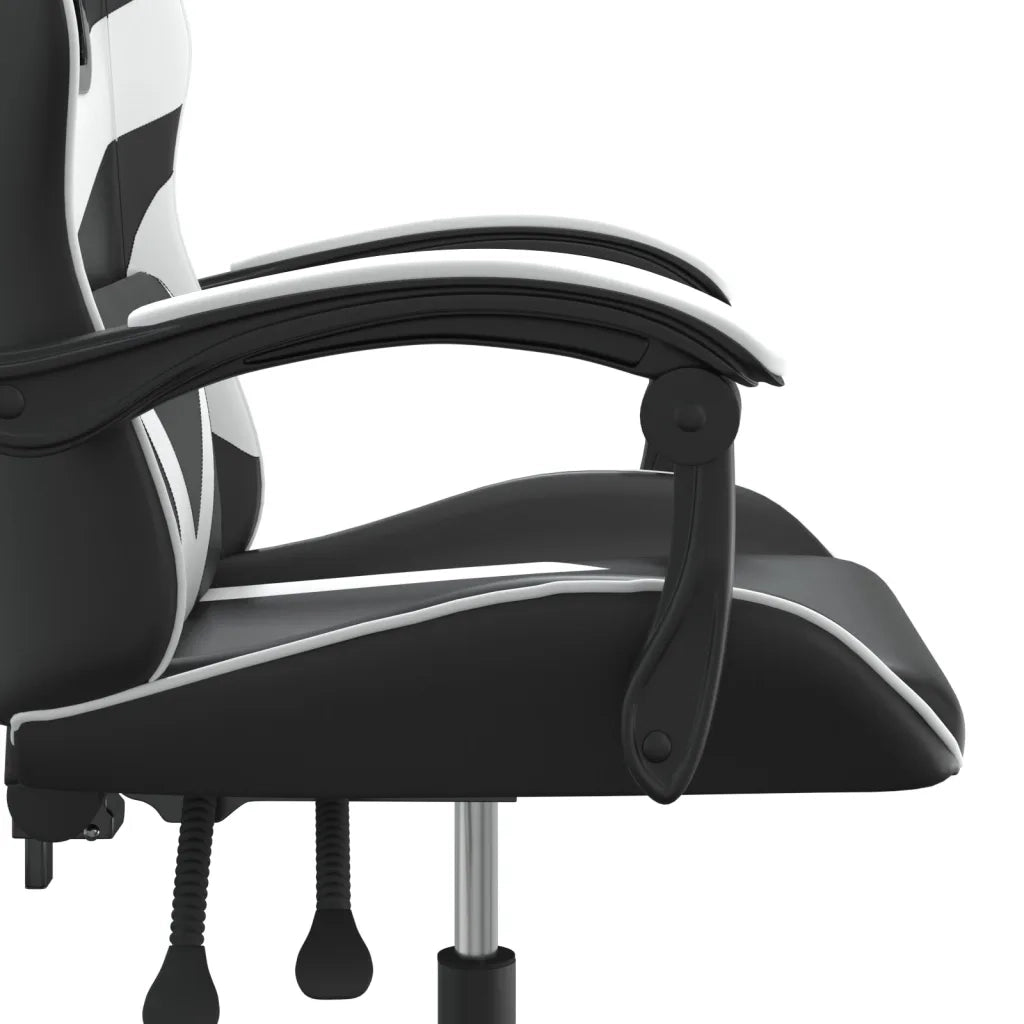 Sedia da Gaming Nero e Bianco in Similpelle 3143847