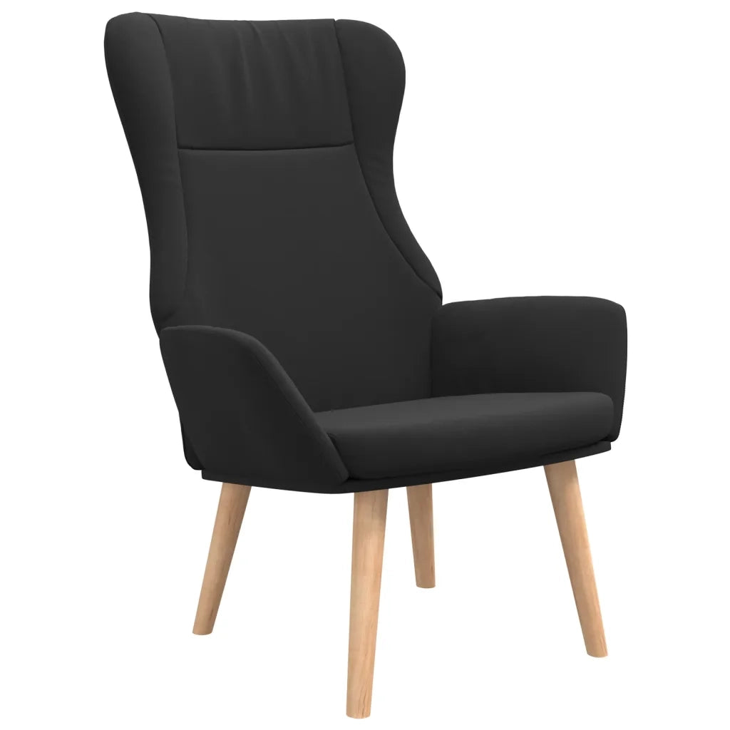 Sedia Relax Nera in Tessuto 341400