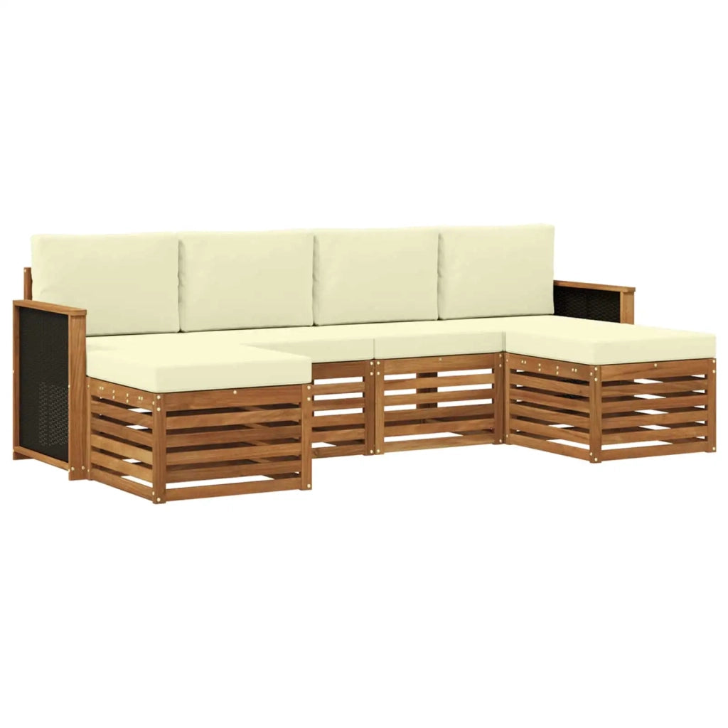 Set divani Legno di Acacia Massello 3384671