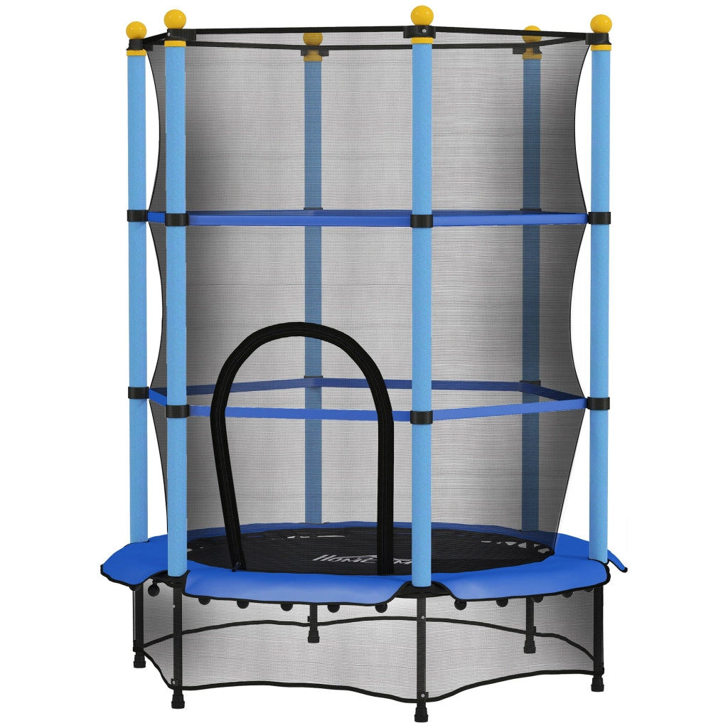 Trampolino per bambini ¨C zephmum ¨C ? 140 cm, H 190 cm, blu