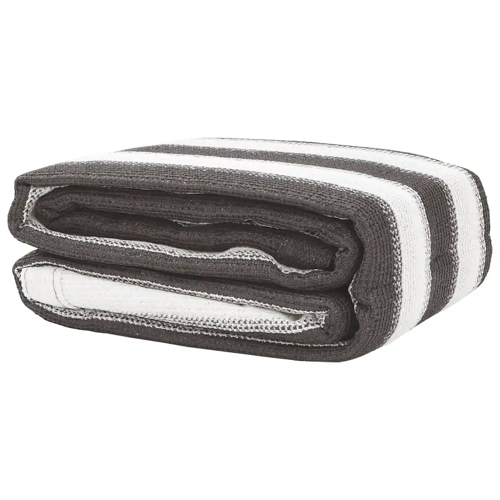Tappeto da Tenda 250x550 cm Antracite e Bianco 310826