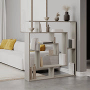 Libreria cashmere con 9 ripiani Labirent 125x22x129