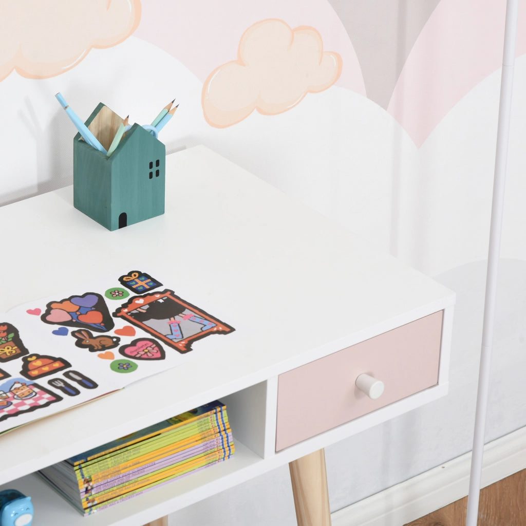 Scrivania per Bambini ¨C Minimal ¨C 100x48x76,5 cm Multicolor con 2 Cassetti