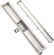 Douchegoot 30cm - Acciaio inossidabile - Sifone auto pulente