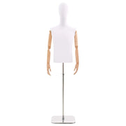 Manichino Regolabile 170-218 cm con Base Maschio PP Bianco 42041703