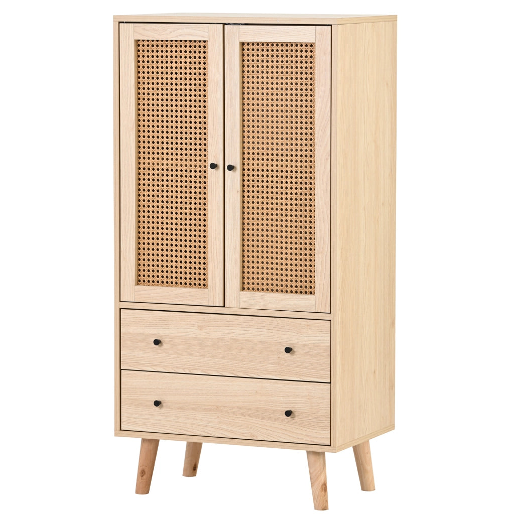 Mobile TV con ante e cassetti - Zephmum - Larghezza 60 cm