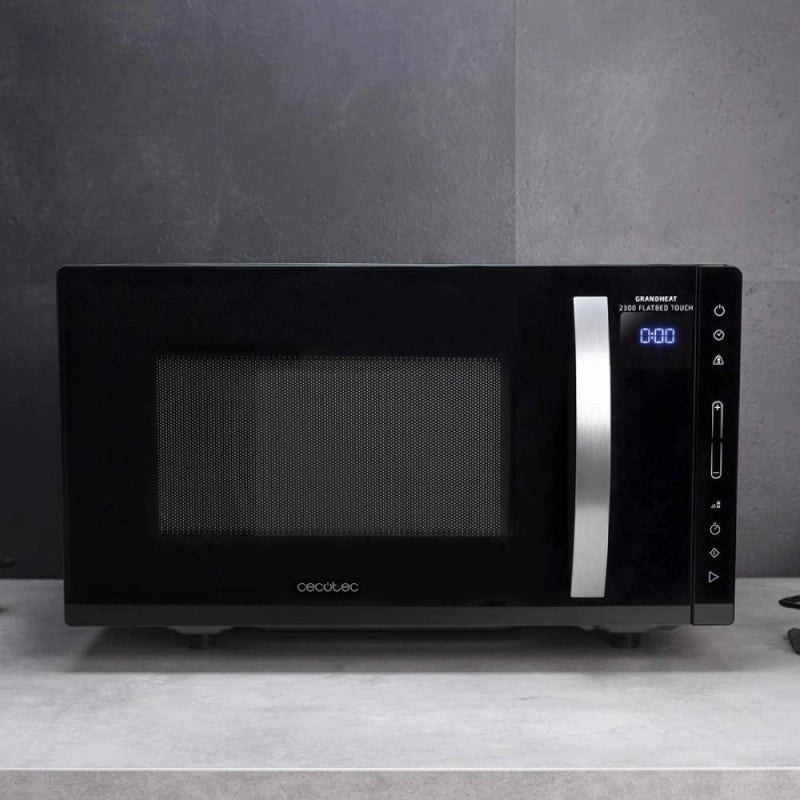 CECOTEC 01360 - Microonde senza piatto GrandHeat 2300 Flatbed Touch Black