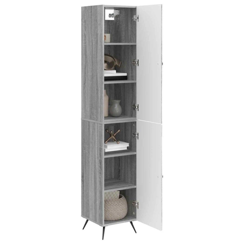 Set di armadi 2 pz Sonoma grigio Legno ingegnerizzato 3416877