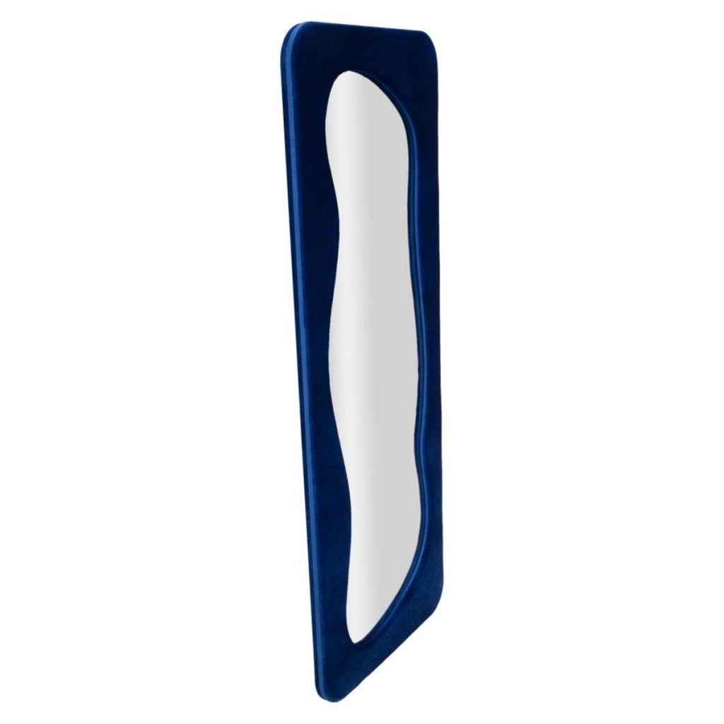 Specchio con Cornice VKH461, Blu, MDF, 40x4x160 cm