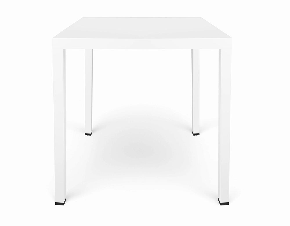 Tavolo da esterno 70×70 cm tavolo da giardino bianco – Alan