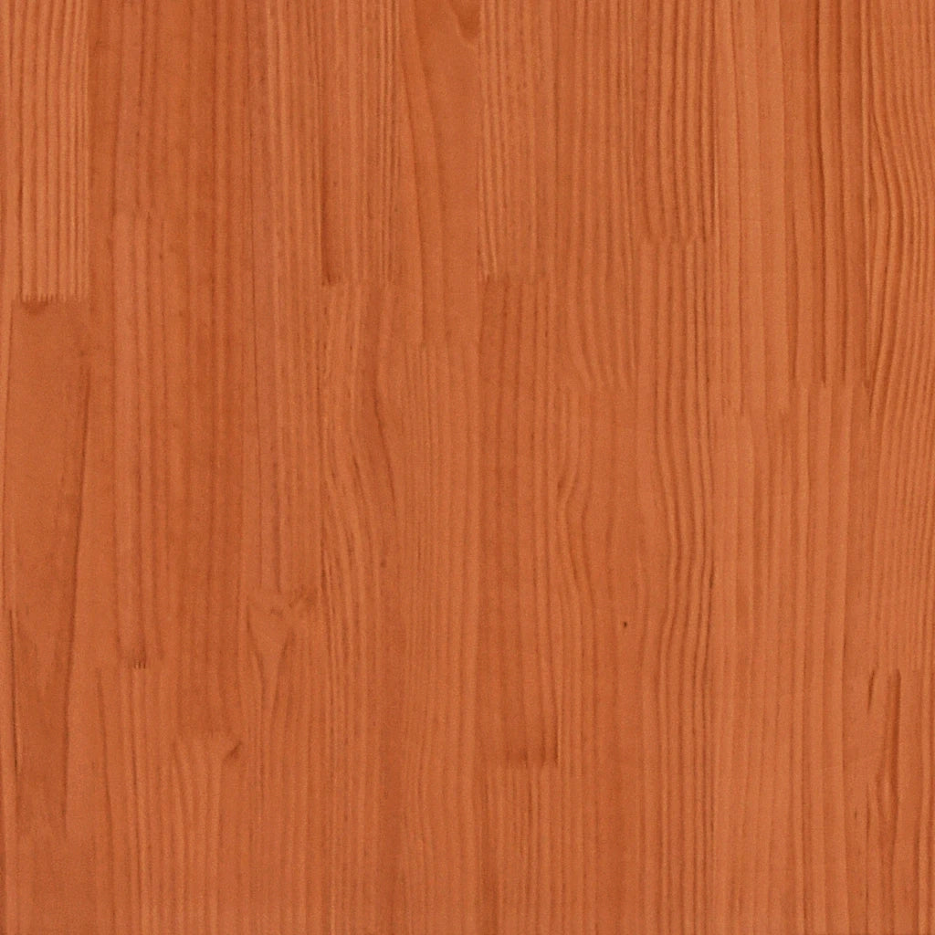 Testiera Marrone Cera 75 cm in Legno Massello di Pino 842525