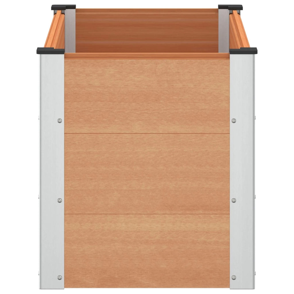 Fioriere | Cassetta per fiori | Letto rialzato da giardino Marrone 100 x 50 x 54 cm