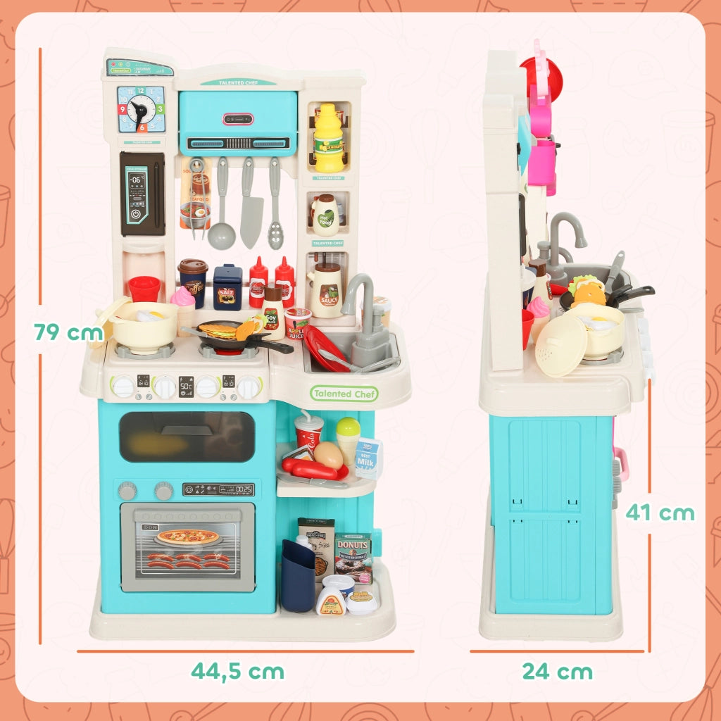Set Cucina Bambini ¨C Minimal ¨C Verde, Plastica, per 3-6 Anni