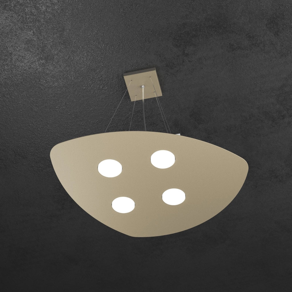 SHAPE SOSPENSIONE 4 LUCI SABBIA 1143-S4-SA