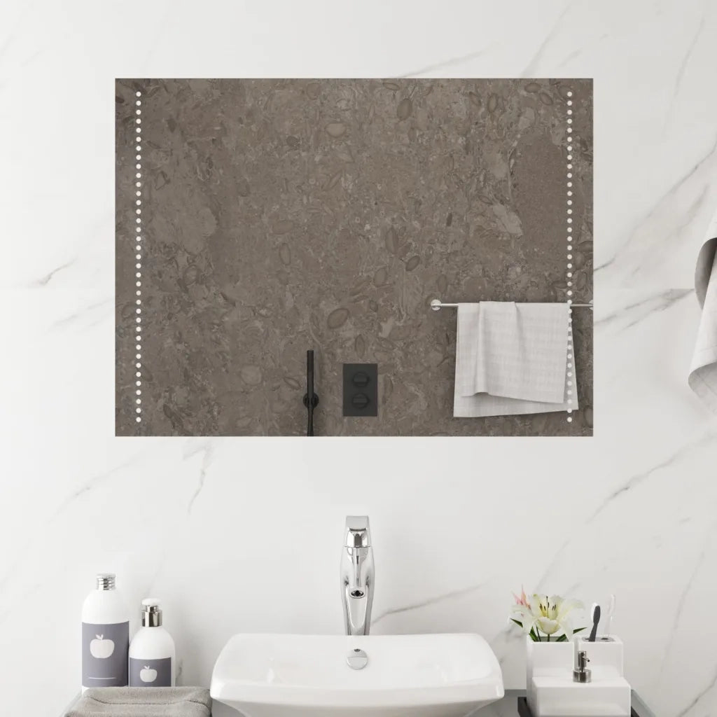 Specchio da Bagno con Luci LED 60x80 cm 3154051