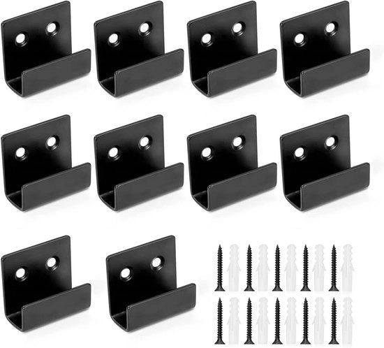 Supporto a muro per lastre ceramiche - Supporto per specchi - Supporto per foto - 10 pezzi