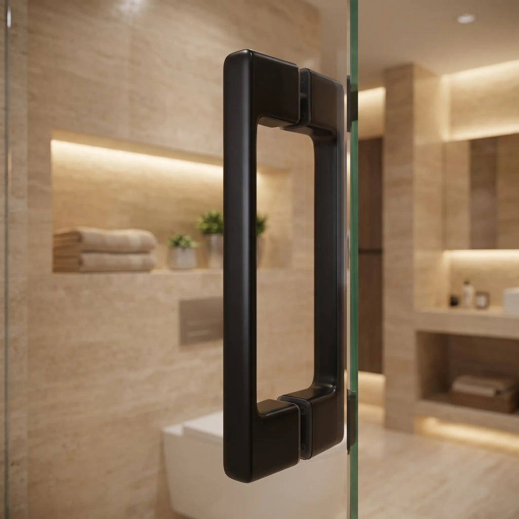 Maniglia Per Porta Doccia Rea 02 Black
