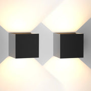 ZMH Applique a LED nere Applique moderne per esterni per la camera da letto