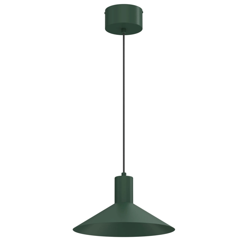 Lampada a sospensione minimal verde Nox 1xGU10 30 cm