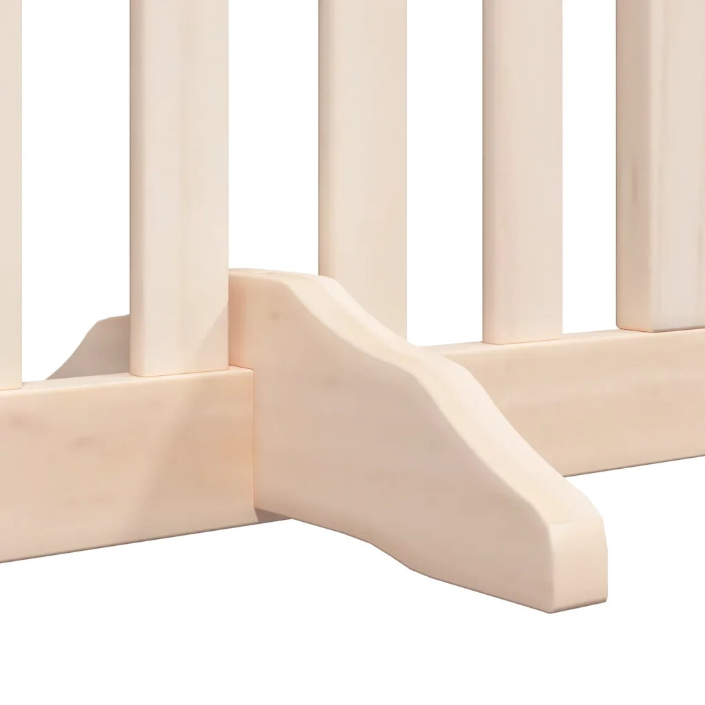 Cancello per Cani Pieghevole 6 Pannelli 480 cm Legno di Pioppo 3155665