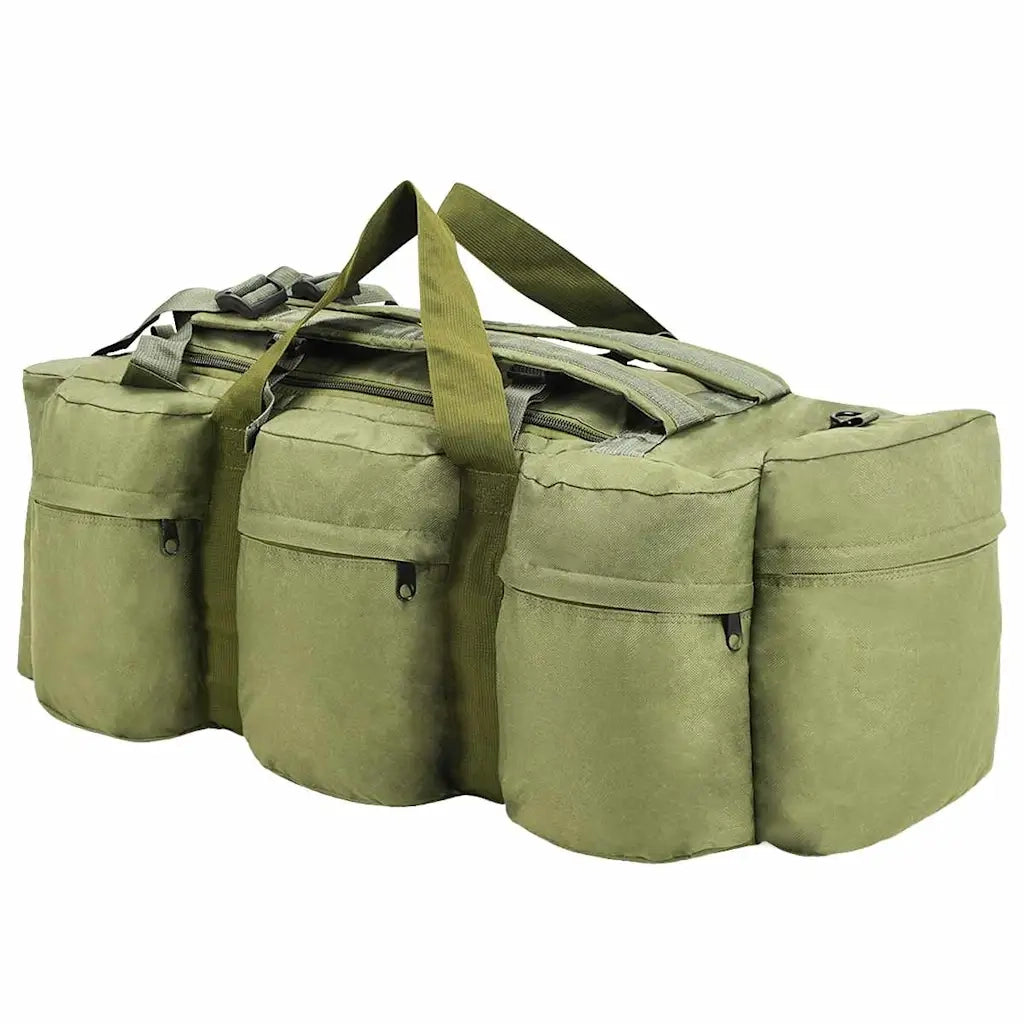 Borsone da Viaggio Stile Militare 3 in 1 45 L Verde Oliva CFW4816098