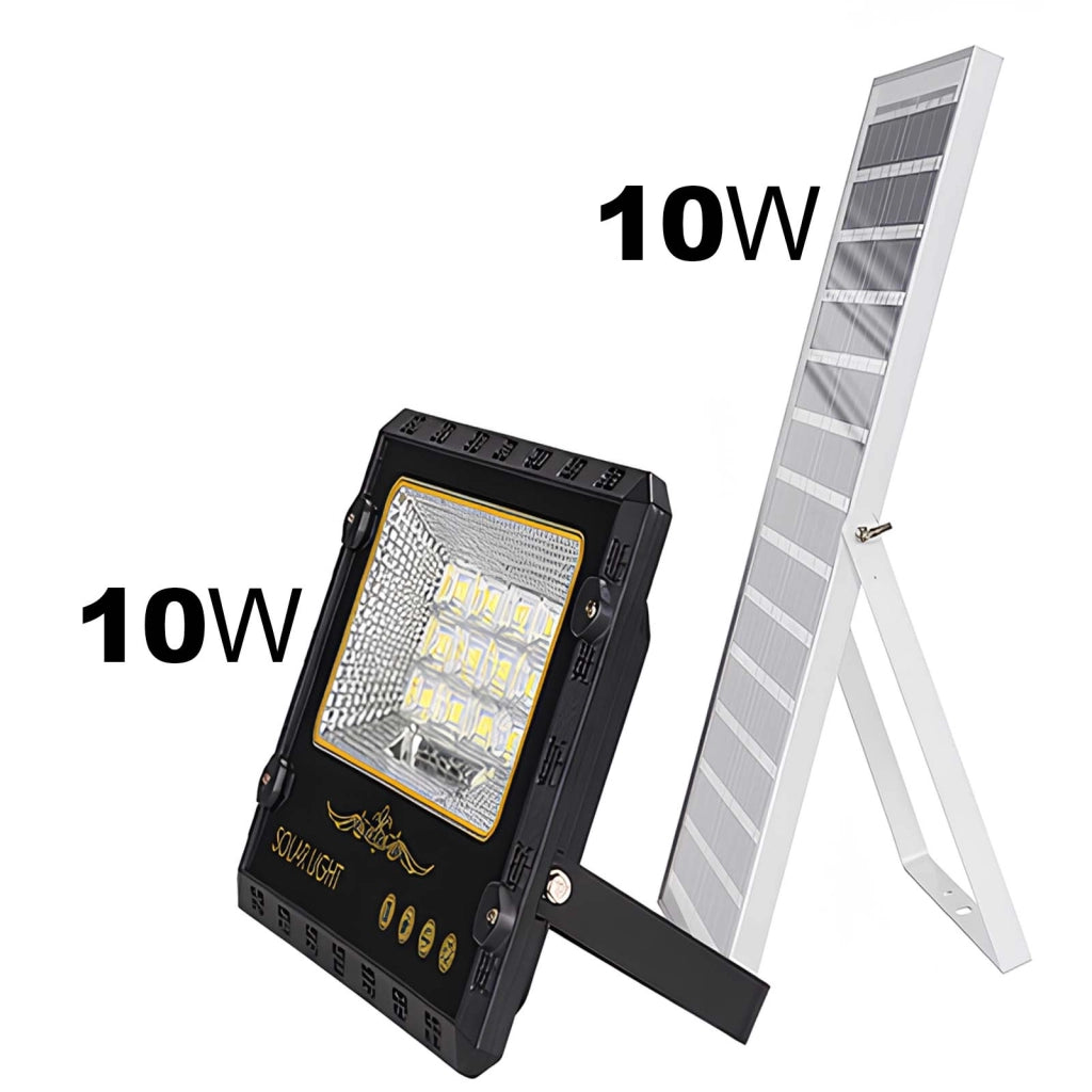 Proiettore Solare LED Esterno 9000K con Rilevamento Automatico Nero Avizar