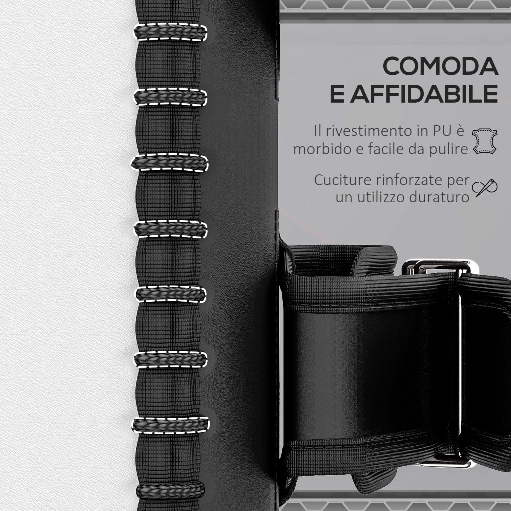 Colpitore per Boxe e Muay Thai Imbottito ¨C Minimal ¨C Nero, PU e EPE, 38x20x18 cm