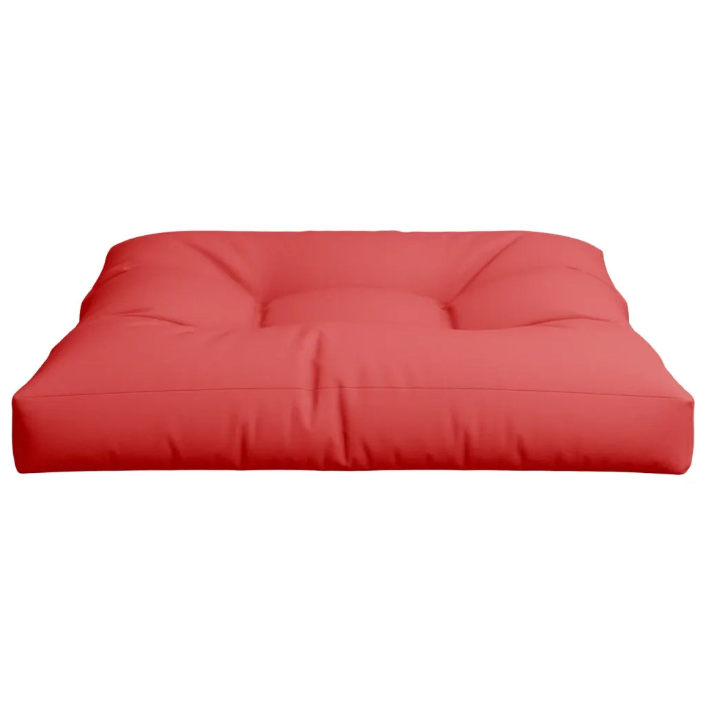 Cuscino per pallet | Cuscini per sedie Rosso 80x80x12 cm in Tessuto