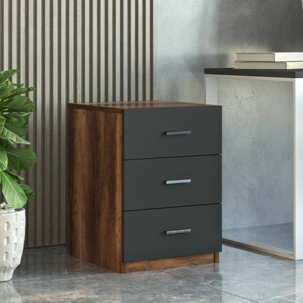 Abutilon, set da Ufficio Modulabile, Marrone Noce