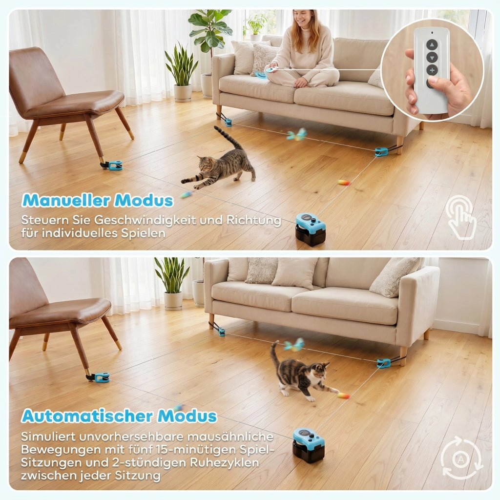 Giocattolo Automatico per Gatti ¨C Minimal ¨C Nero