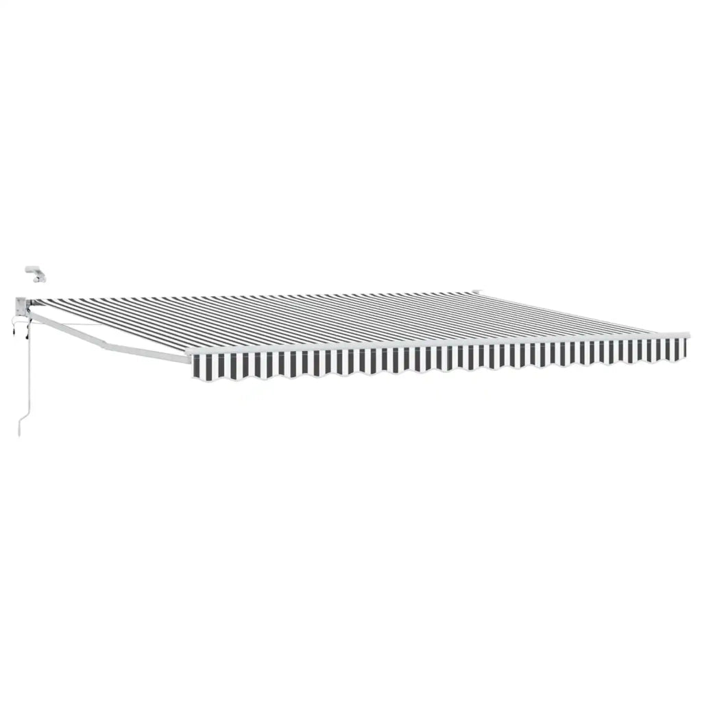 Tettuccio Elettrico Retrattile Antracite e Bianco 4 × 3 m 3419633